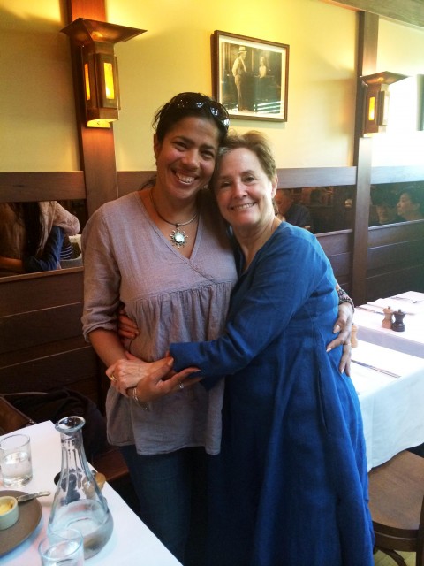 Cuban organic farmer Isis Salcines and Alice Waters